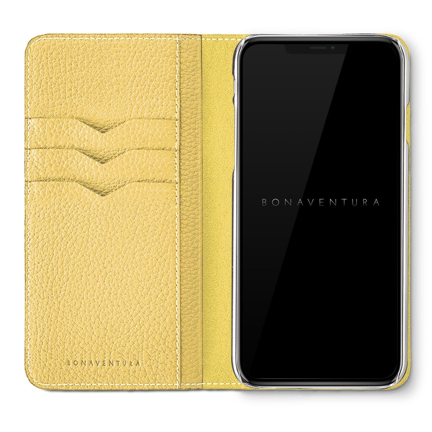 BONAVENTURA iPhone13ケース iPhone 13) バックカバーケース シュリンクレザー