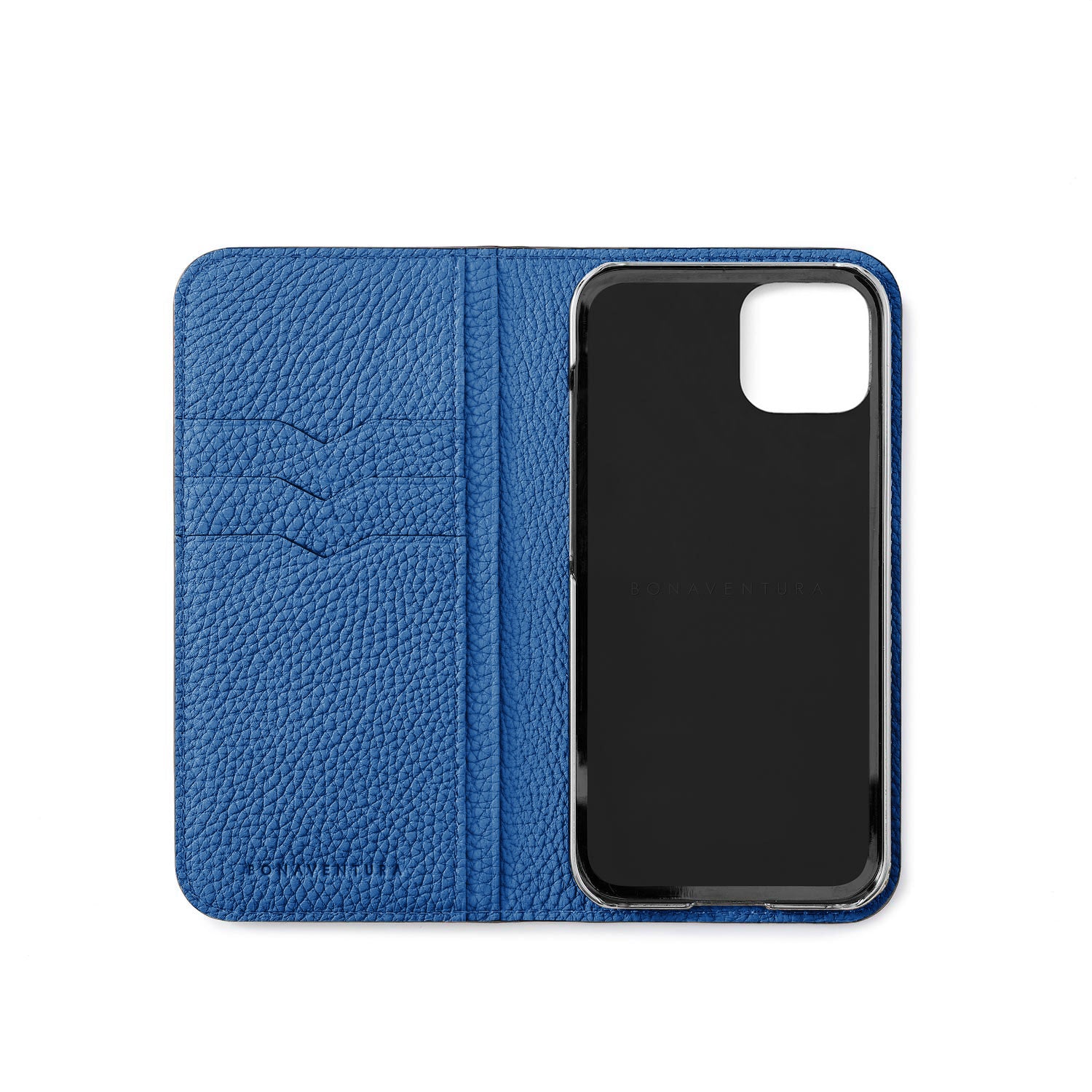 SAVOIA × BONAVENTURA (iPhone 14) Diary Case Shrink Leather