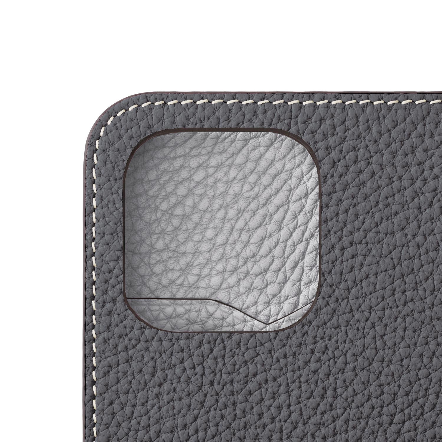 iPhone 14 Pro) ダイアリーケース シュリンクレザー