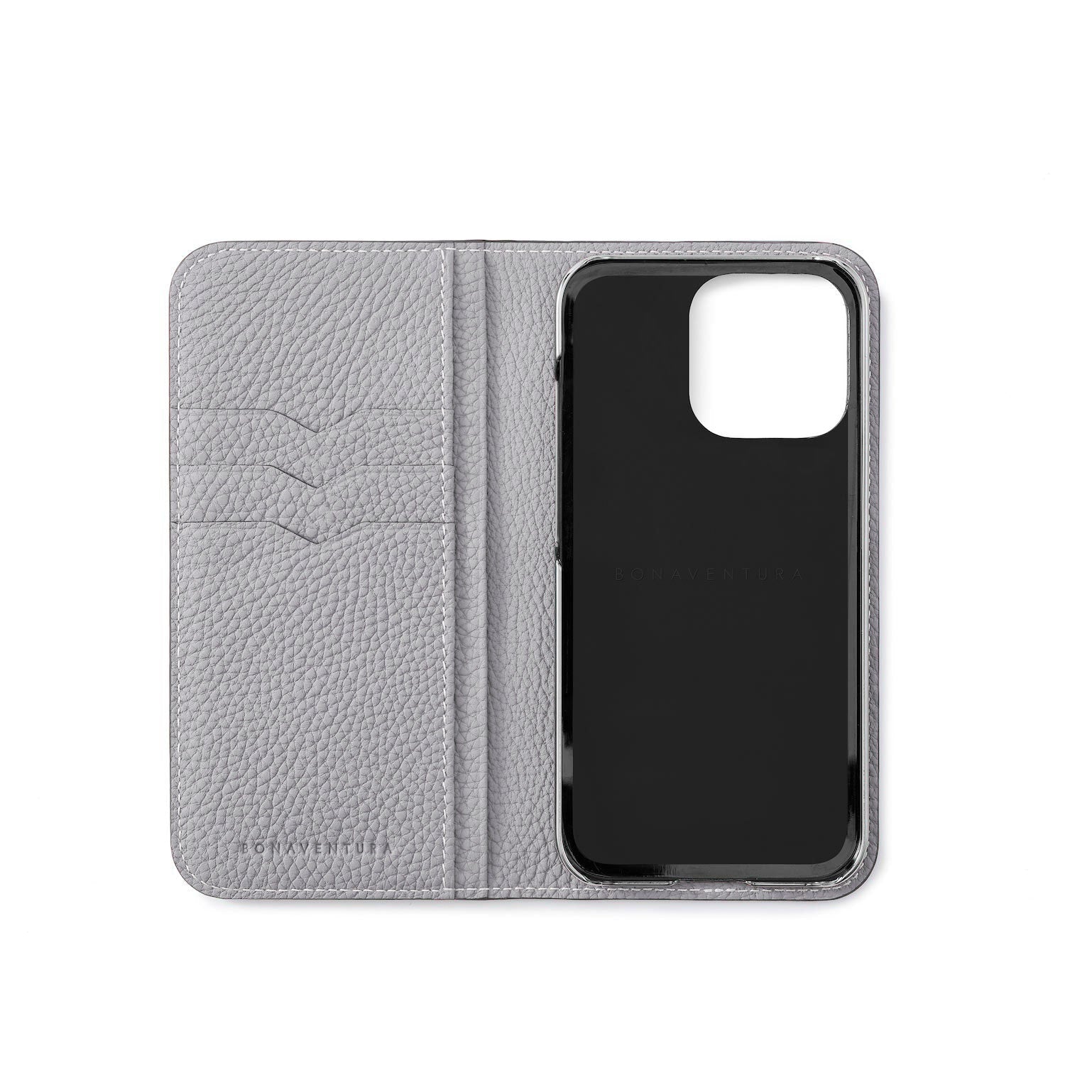 Bonaventura ブラック手帳型ケース　iPhone14 iPhone 14) ダイアリーケース シュリンクレザー – BONAVENTURA (ボナ