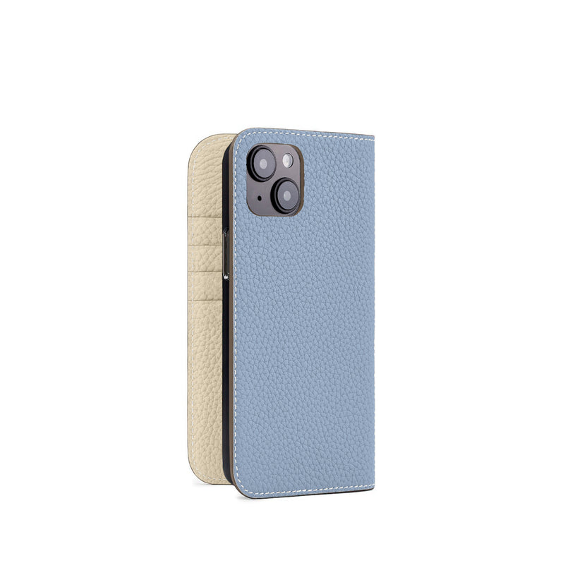 【オンライン限定】 (iPhone 14 Plus) ダイアリーケース シュリンクレザー