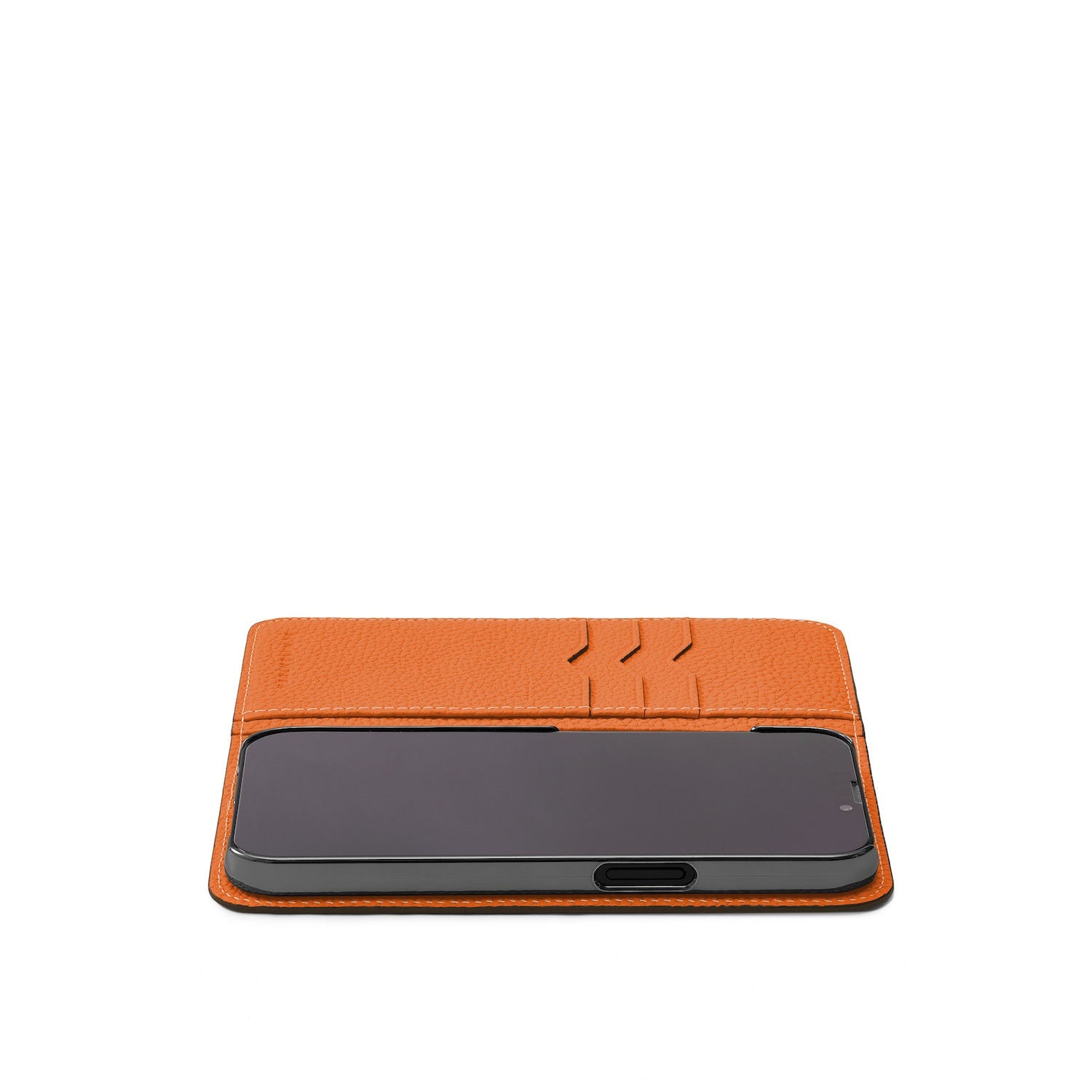 iPhone 15) ダイアリーケース シュリンクレザー