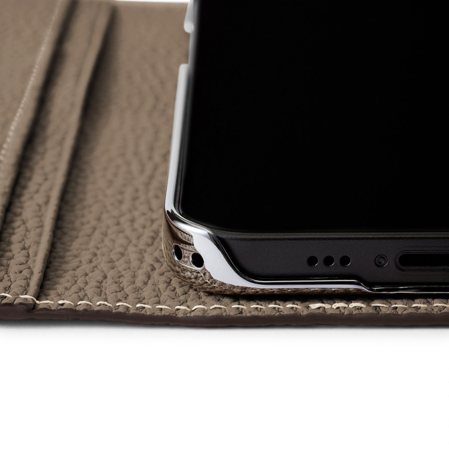 iPhone 15 Pro) ダイアリーケース シュリンクレザー – BONAVENTURA
