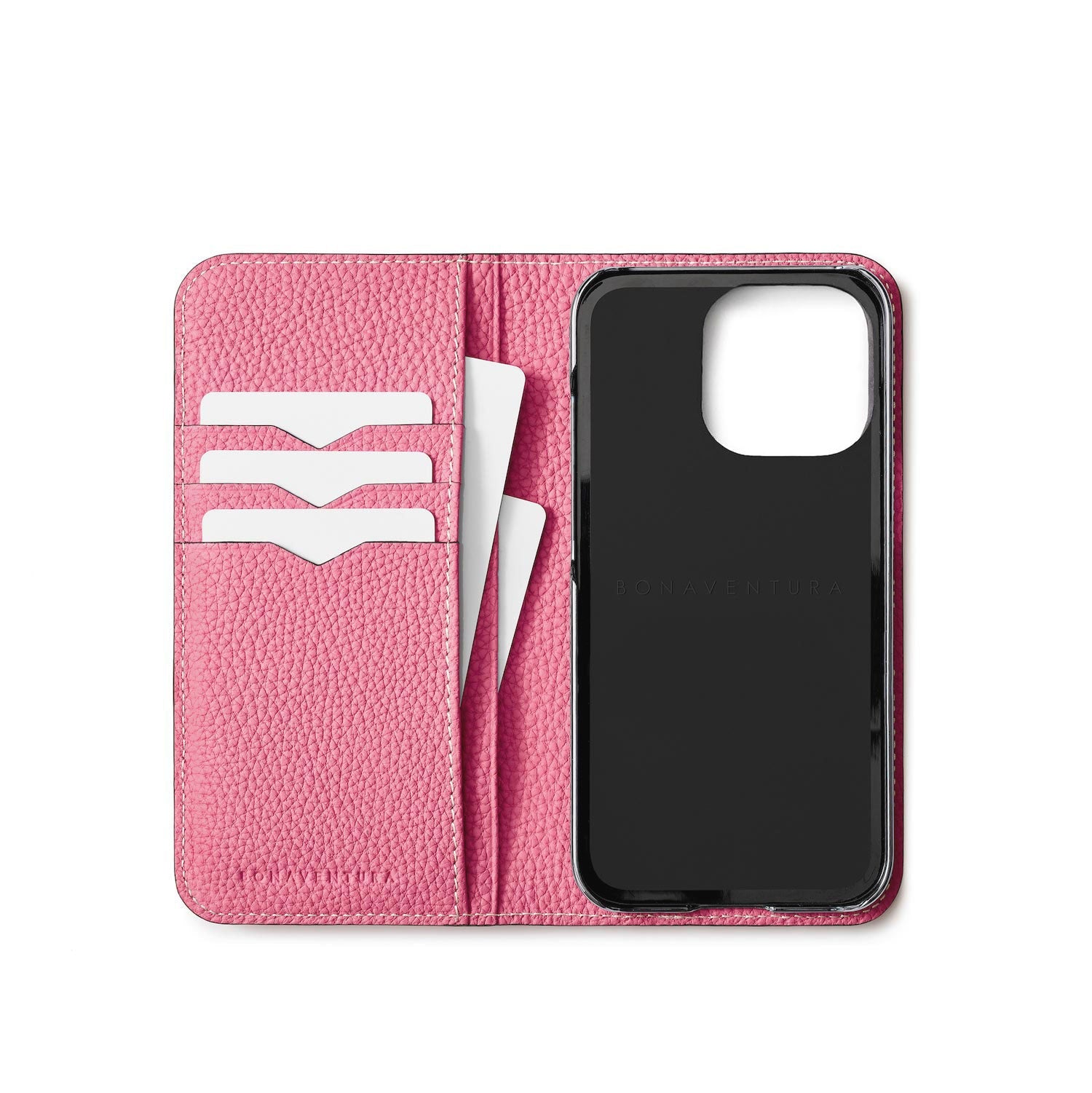 BONAVENTURA iPhone 15 Pro用ダイアリーケース iPhone 15 Pro) ダイアリーケース シュリンクレザー