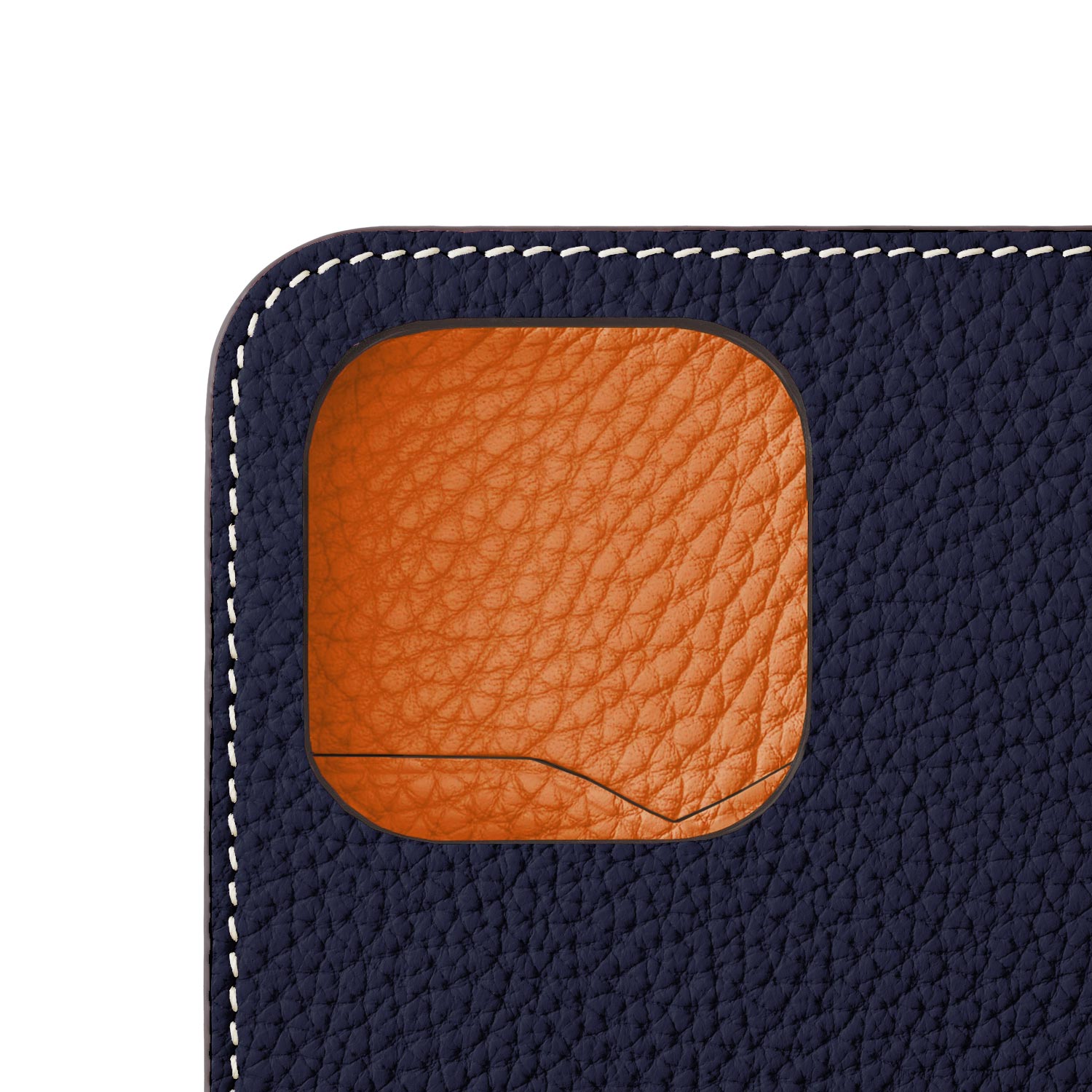 iPhone 15 Pro) ダイアリーケース シュリンクレザー