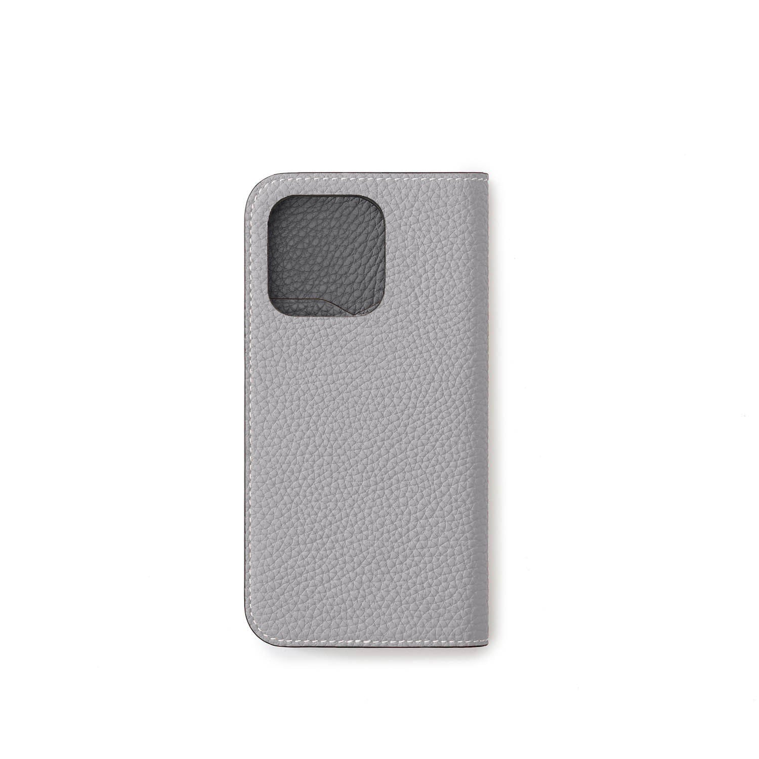 Bonaventura iPhone15 Pro用 ケース グレー レザー iPhone 15 Pro) バックカバーケース シュリンクレザー – BONAVENTURA