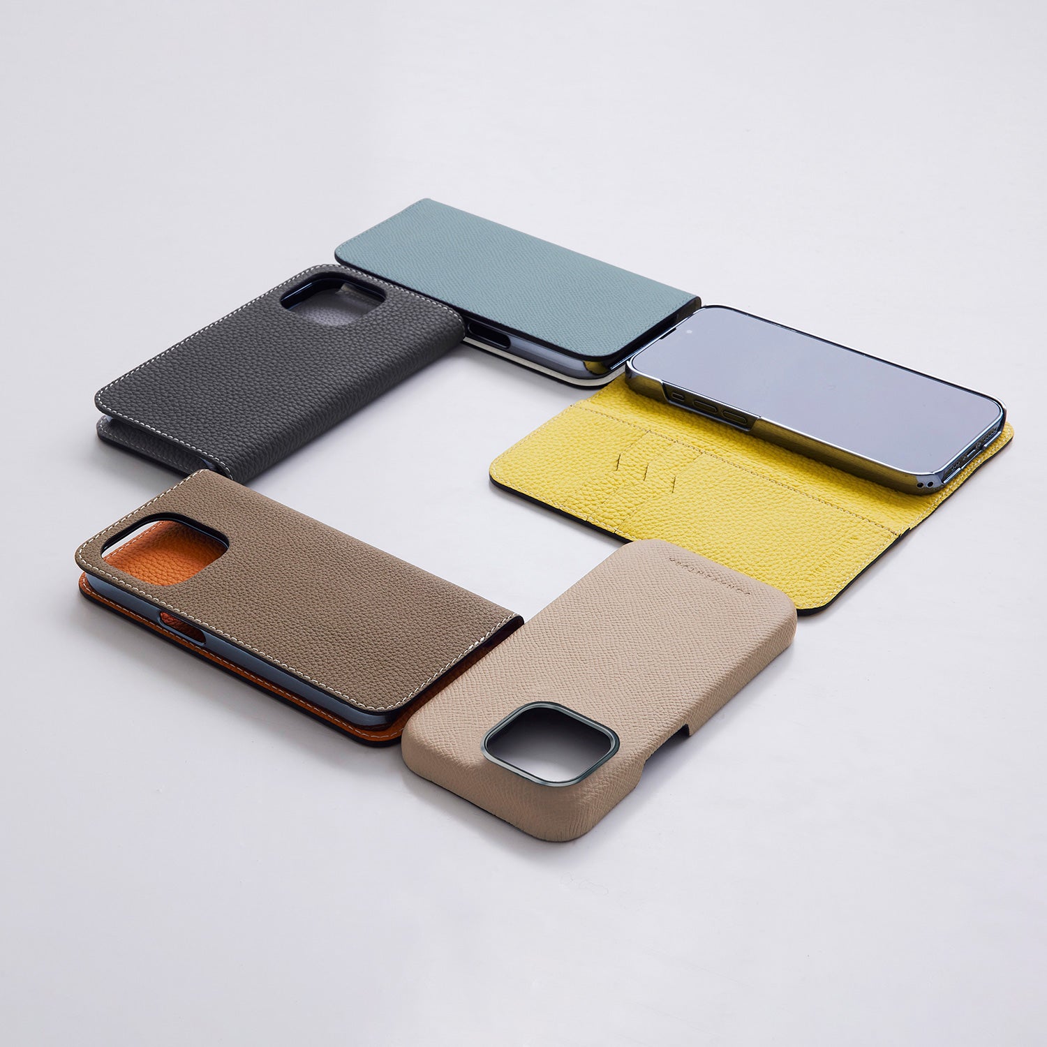 (iPhone 15) Back Cover Case Noblesse Leather