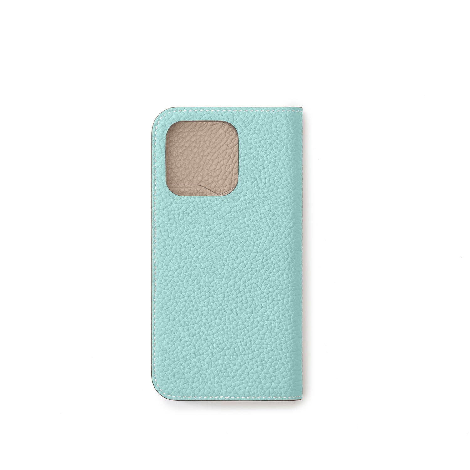【新品　値下げ中】BONAVENTURA 15pro レザーケース 水色 iPhone 15 Pro) ダイアリーケース シュリンクレザー – BONAVENTURA