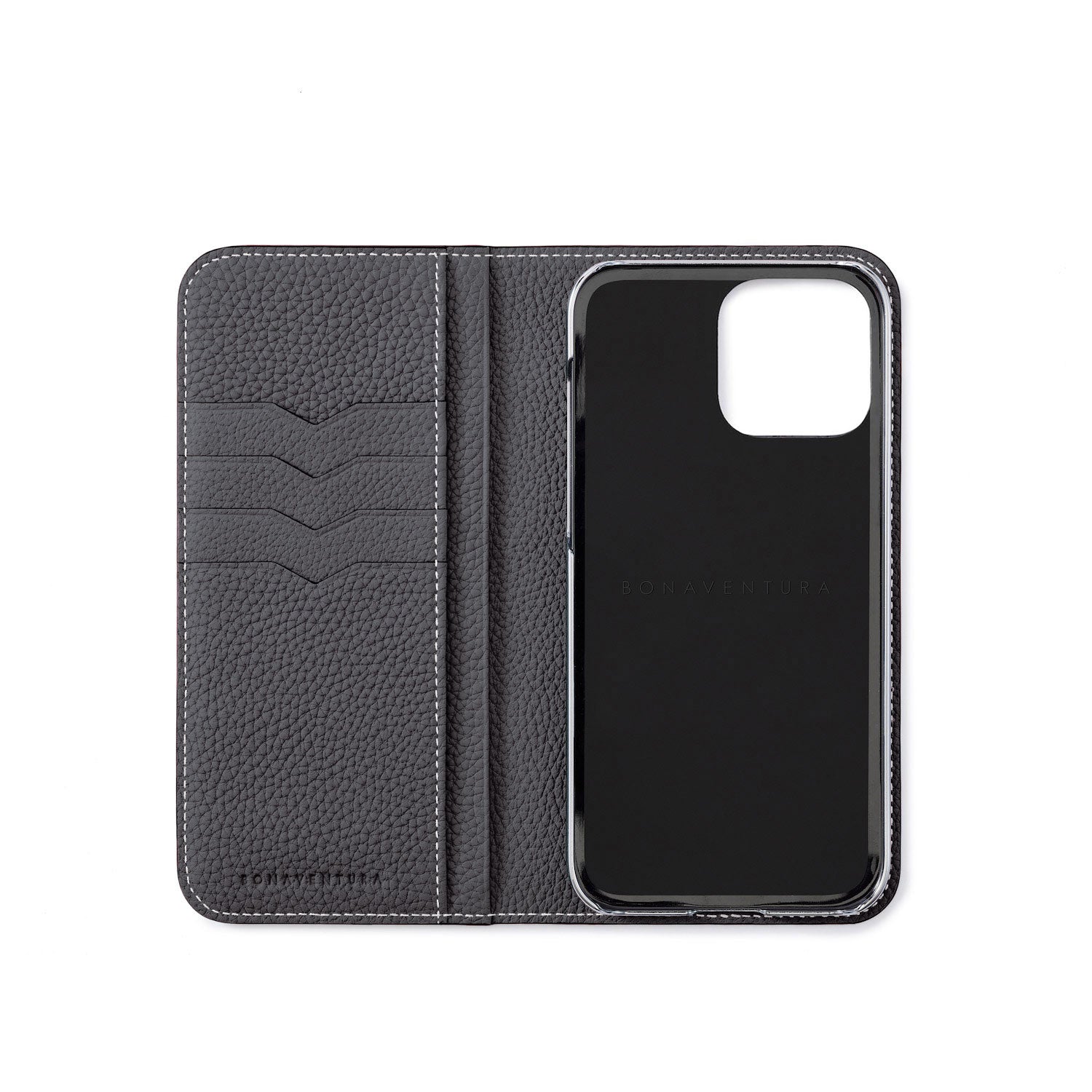 BONAVENTURA iPhone 15 Pro用ダイアリーケース iPhone 15 Pro Max) ダイアリーケース シュリンクレザー