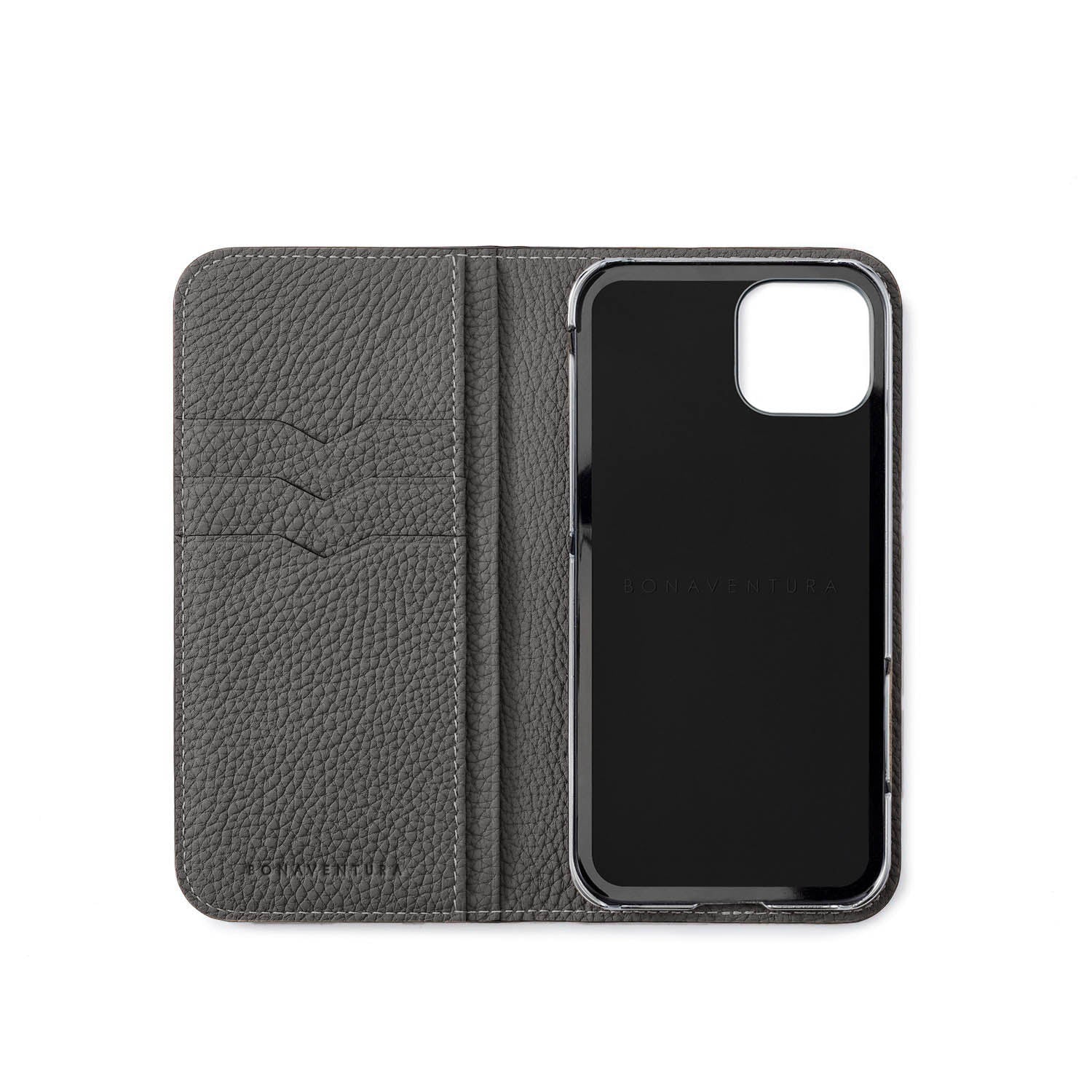 iPhone 15) ダイアリーケース シュリンクレザー – BONAVENTURA (ボナ