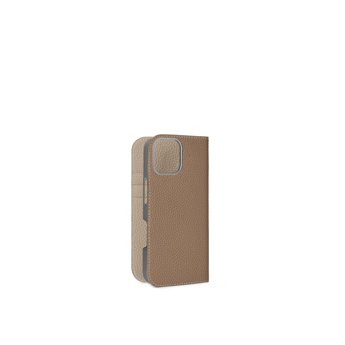 (iPhone 16) ダイアリーケース シュリンクレザー
