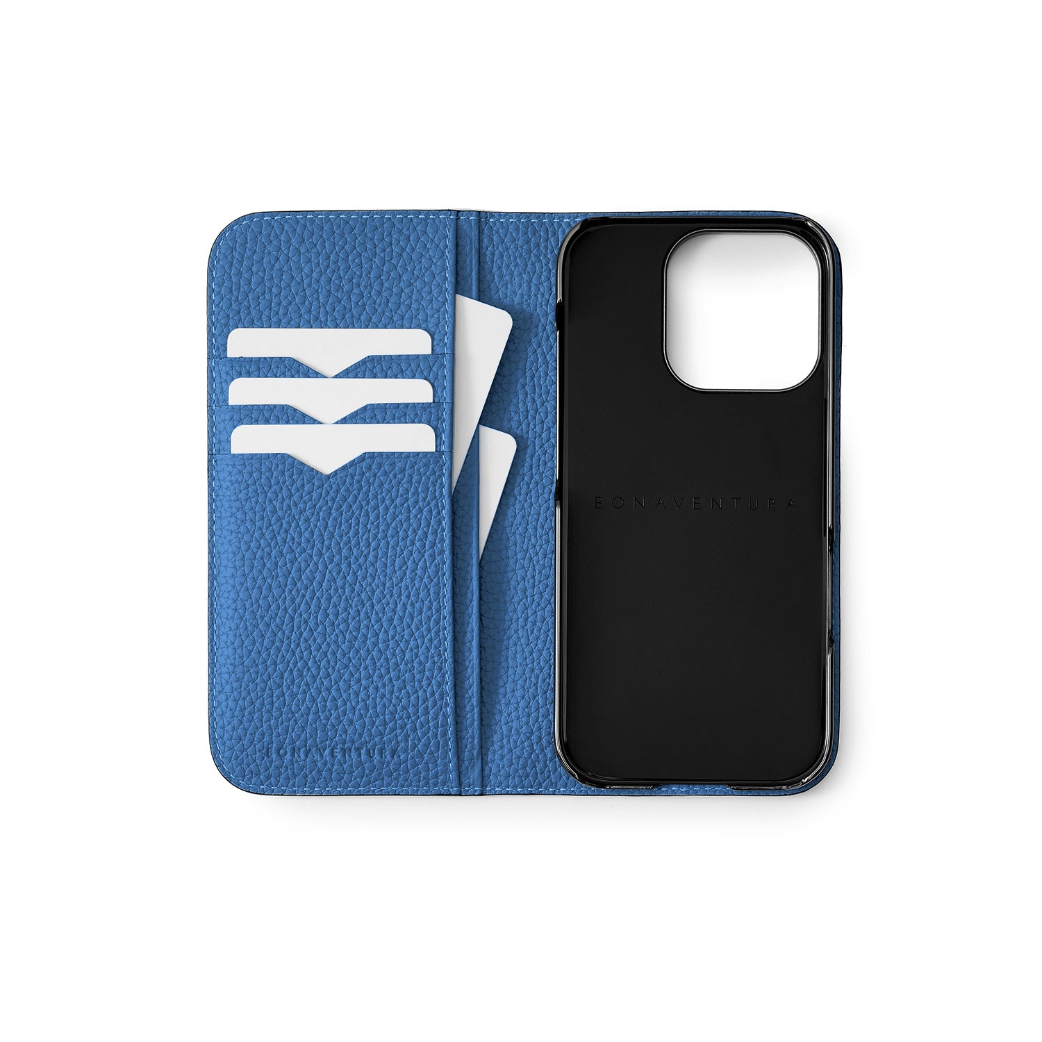 iPhone 16 Pro) Diary Case Shrink Leather – BONAVENTURA (ボナ