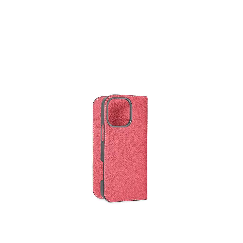 iPhone 16 Pro Max) ダイアリーケース シュリンクレザー