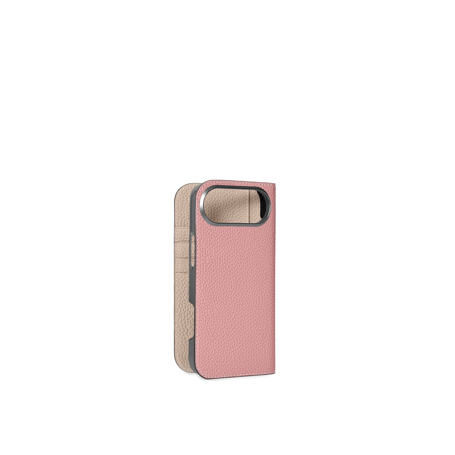 (iPhone 17 Air) ダイアリーケース シュリンクレザー