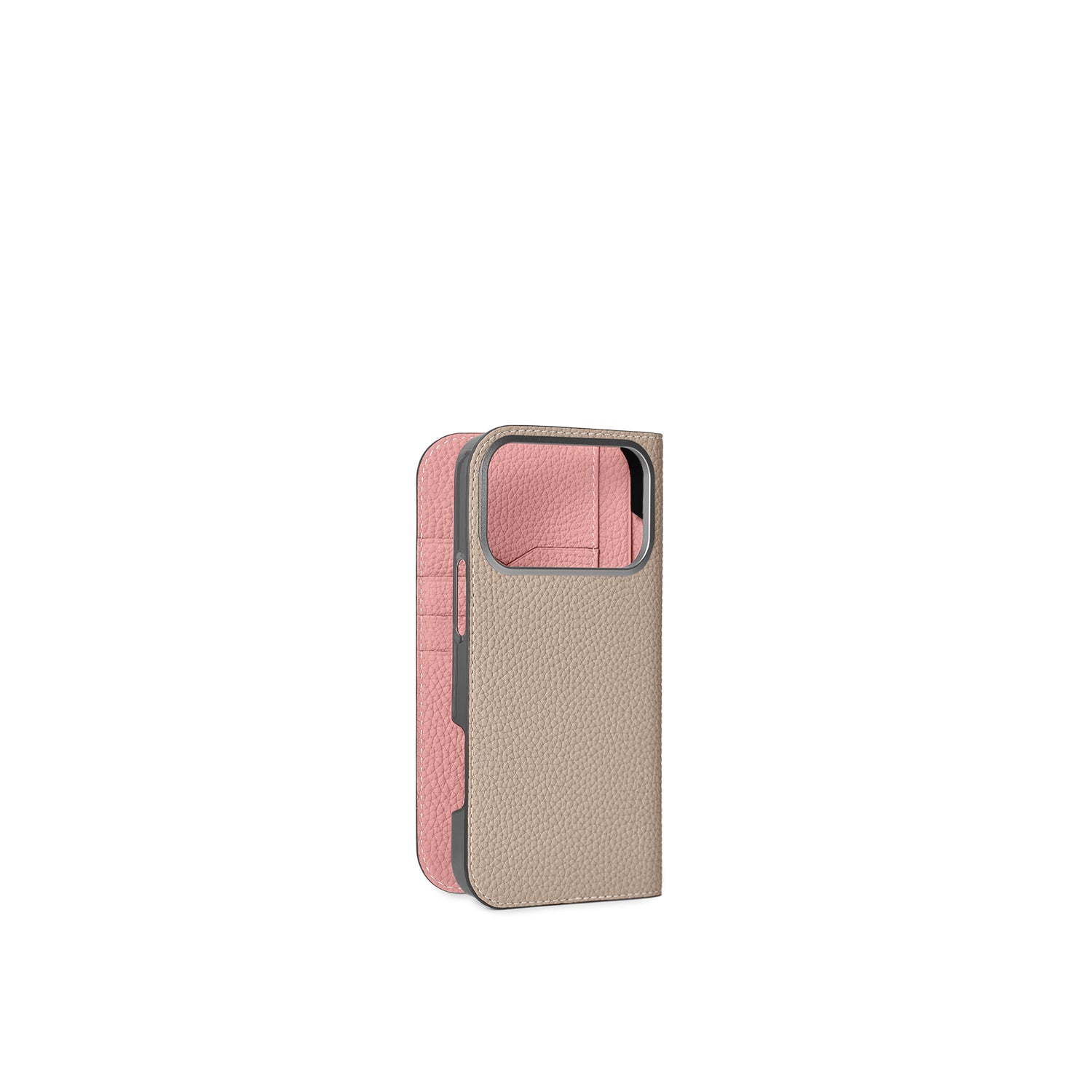 (iPhone 17 Pro Max) ダイアリーケース シュリンクレザー