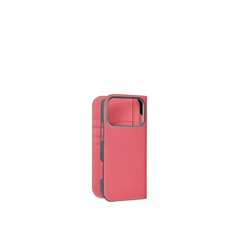 (iPhone 18 Pro Max) ダイアリーケース シュリンクレザー
