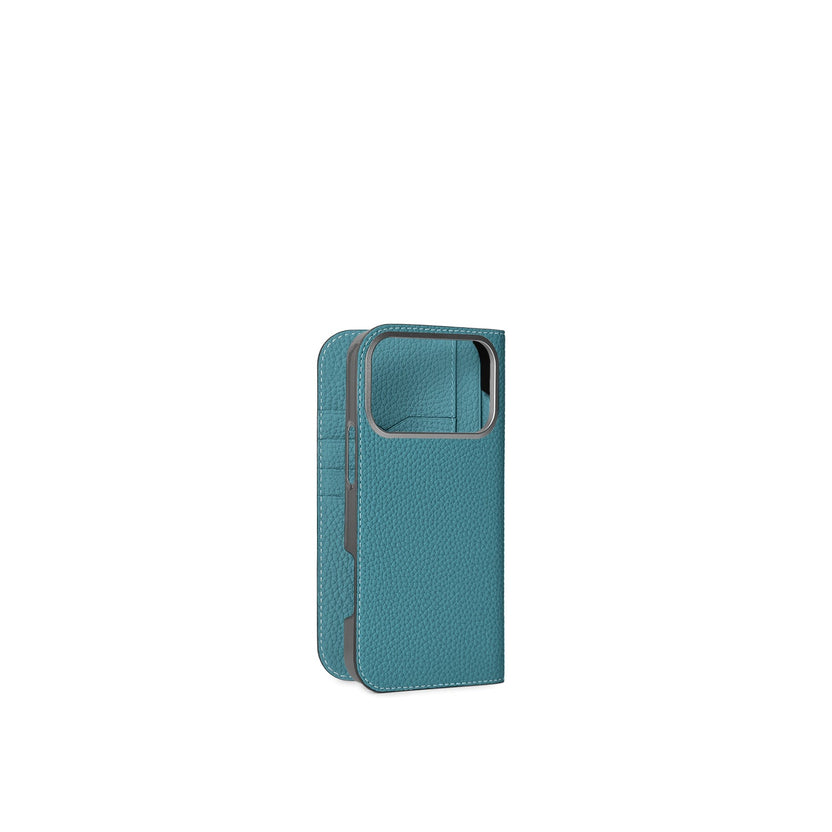(iPhone 18 Pro Max) ダイアリーケース シュリンクレザー