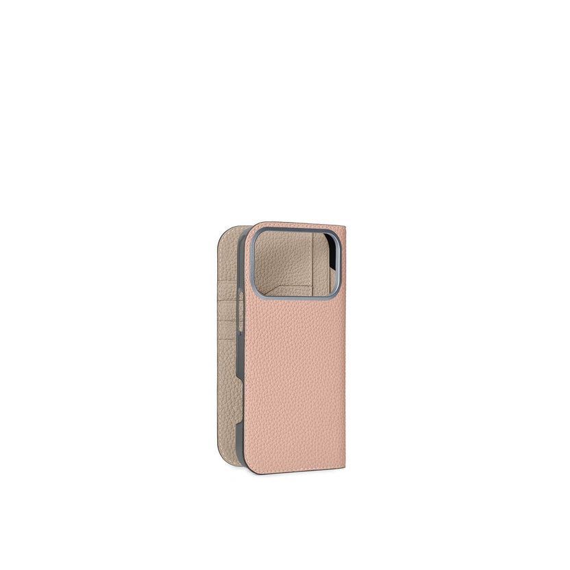 (iPhone 18 Pro Max) ダイアリーケース シュリンクレザー