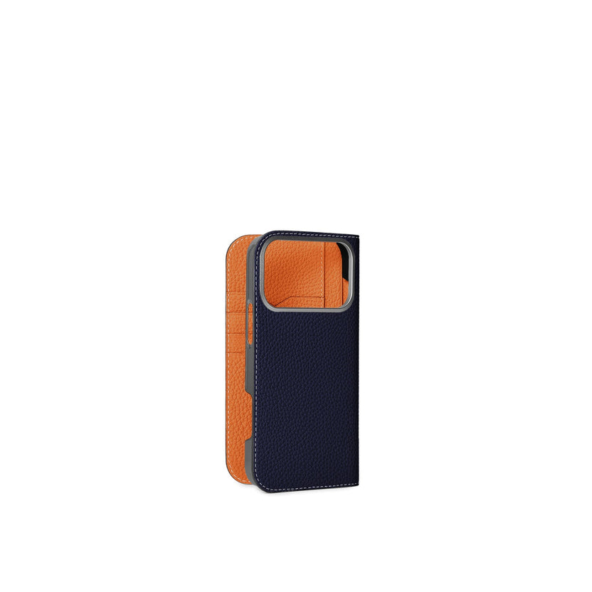 (iPhone 18 Pro Max) ダイアリーケース シュリンクレザー