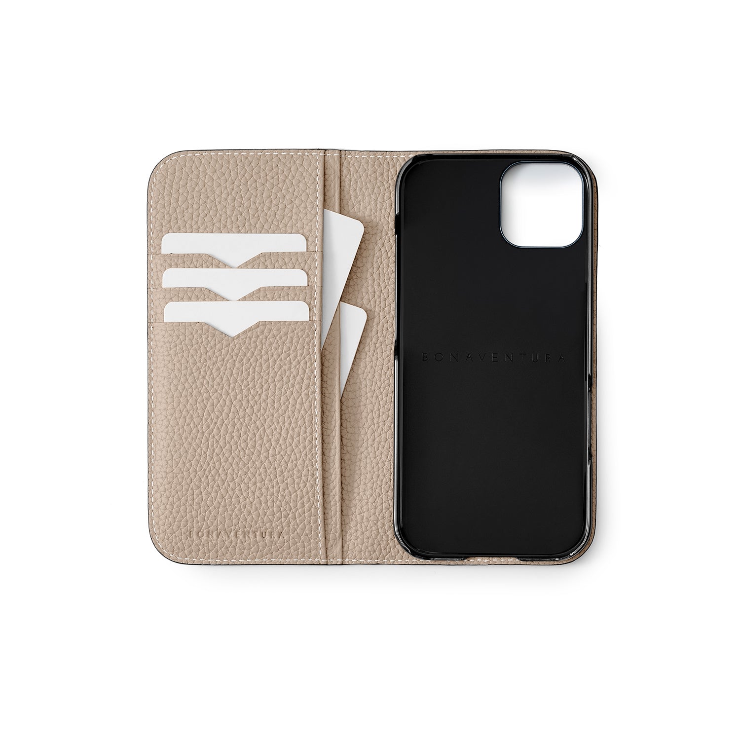 iPhone 15) ダイアリーケース シュリンクレザー