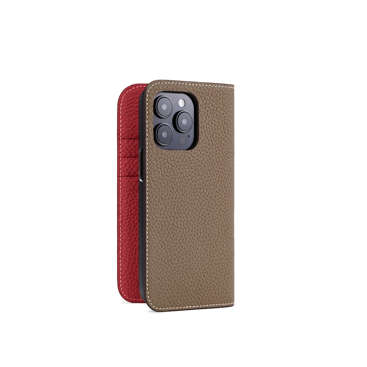 Diary Case Shrink Leather (iPhone 15 Pro)