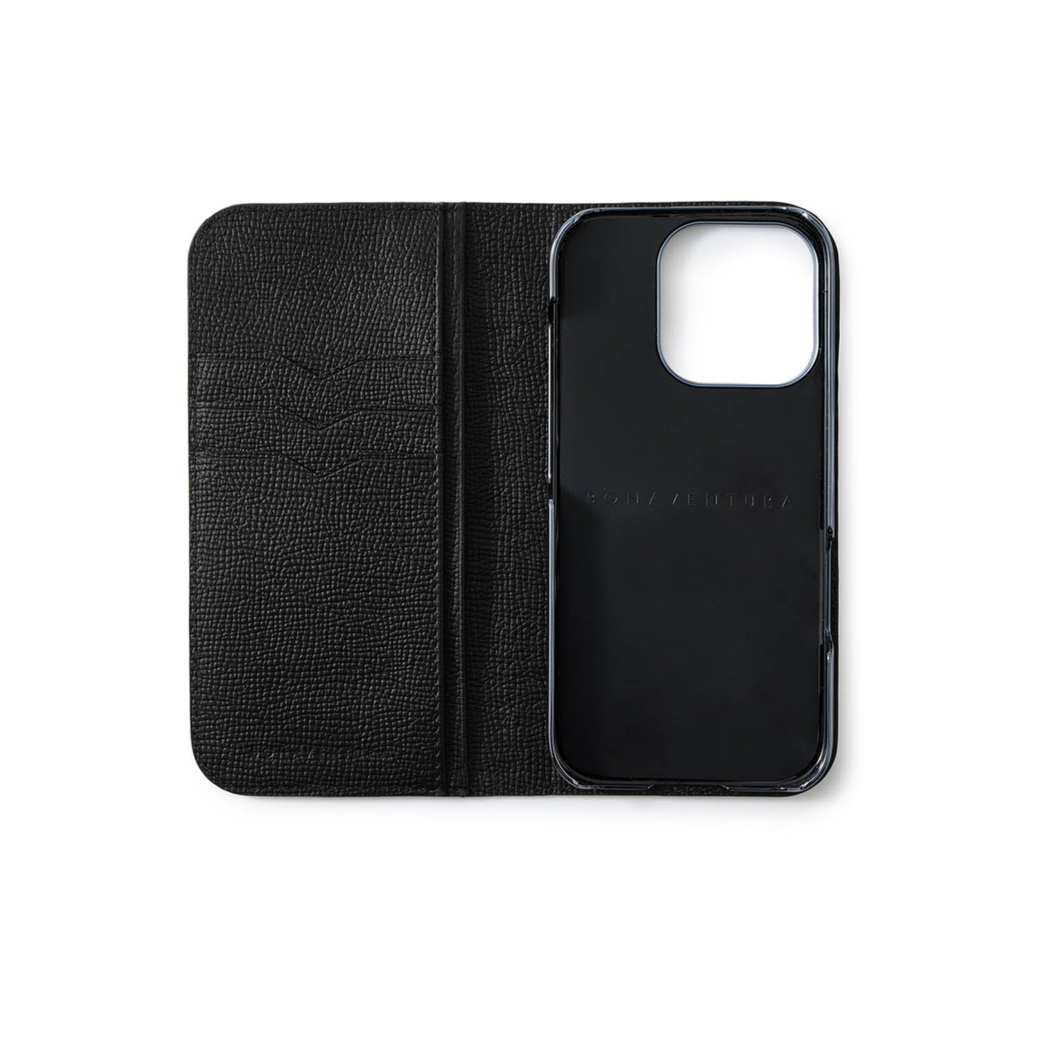 iPhone 15 Pro) ダイアリーケース リザードエンボスレザー