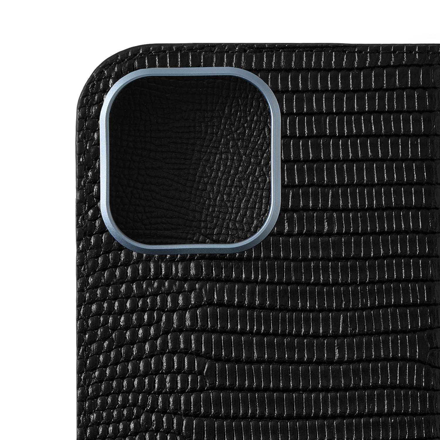 iPhone 17) ダイアリーケース リザードエンボスレザー