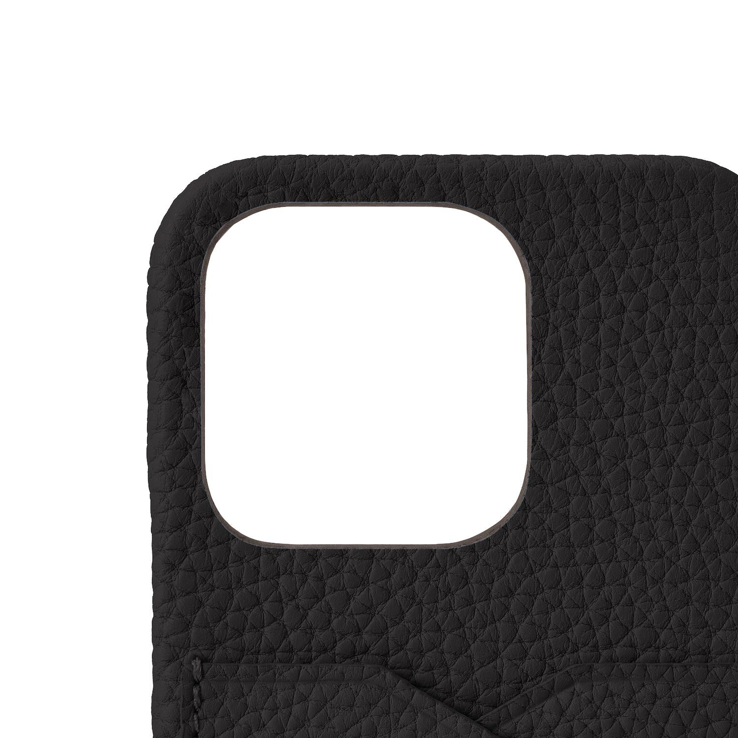 iPhone 14 Pro) バックカバーケース シュリンクレザー