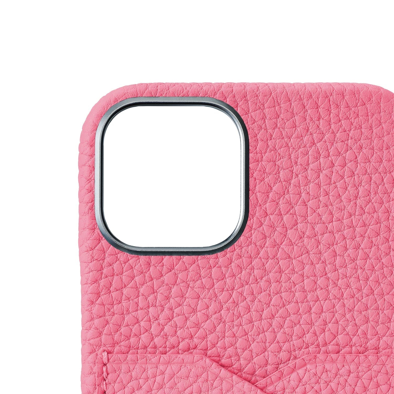 ＜bonaventura＞バックカバーケース シュリンクレザー　iPhone15 BONAVENTURA｜(iPhone 15 Pro) スナップボタン付き バックカバー