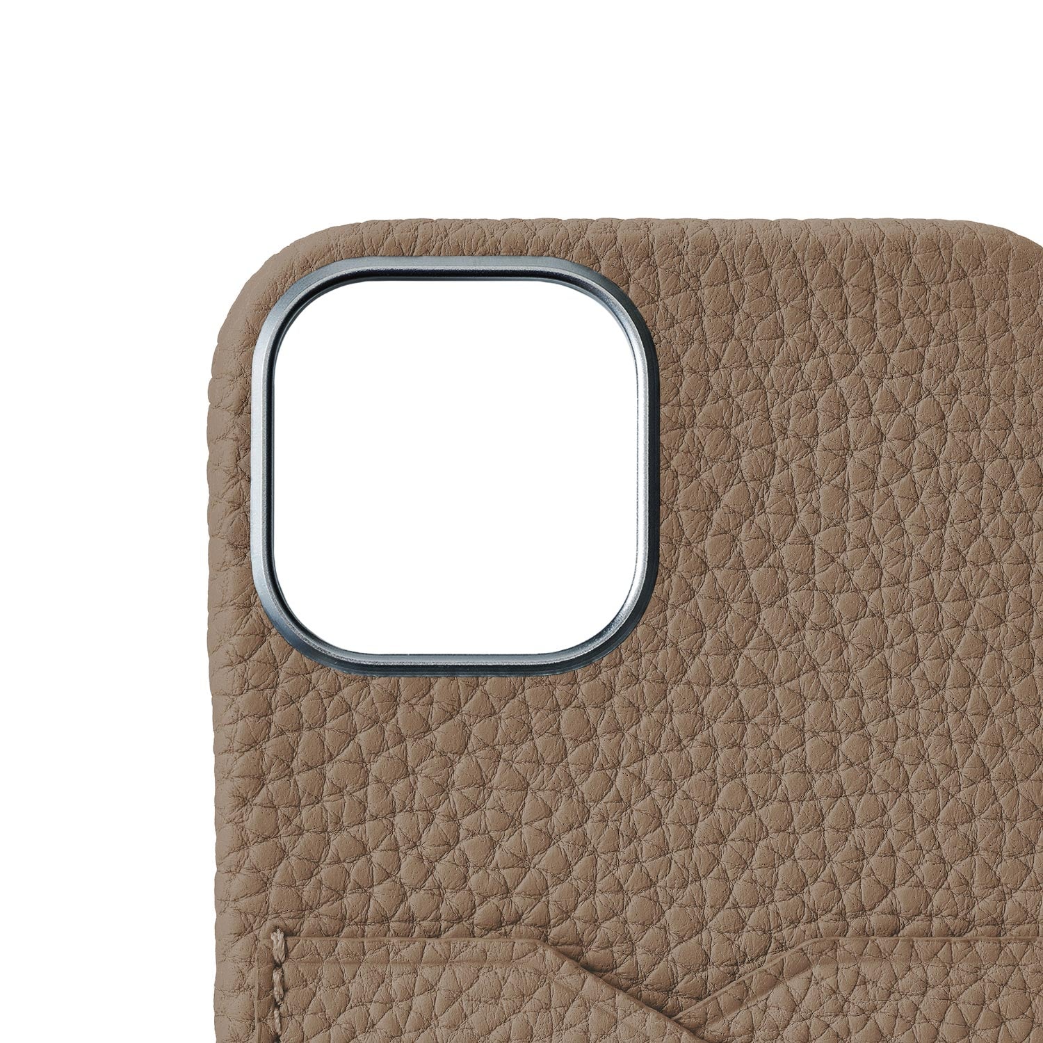 iPhone 15) バックカバーケース シュリンクレザー