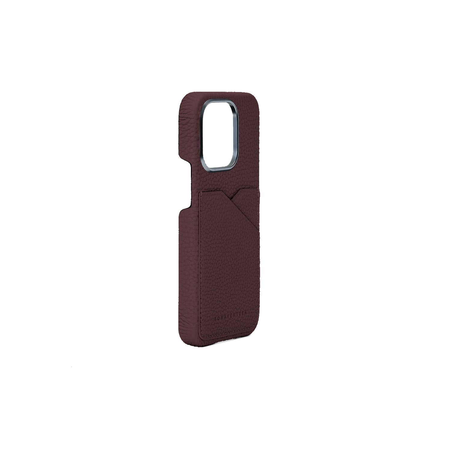 (iPhone 15 Pro) Back Cover Case Shrink Leather