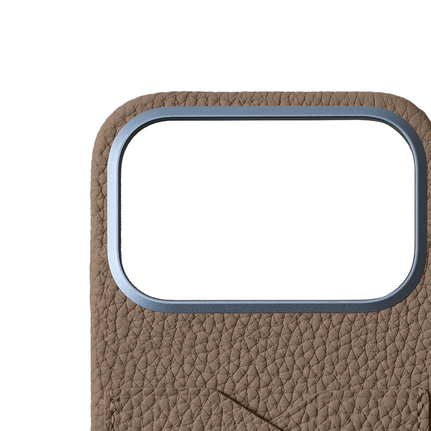 iPhone 17 Pro) バックカバーケース シュリンクレザー