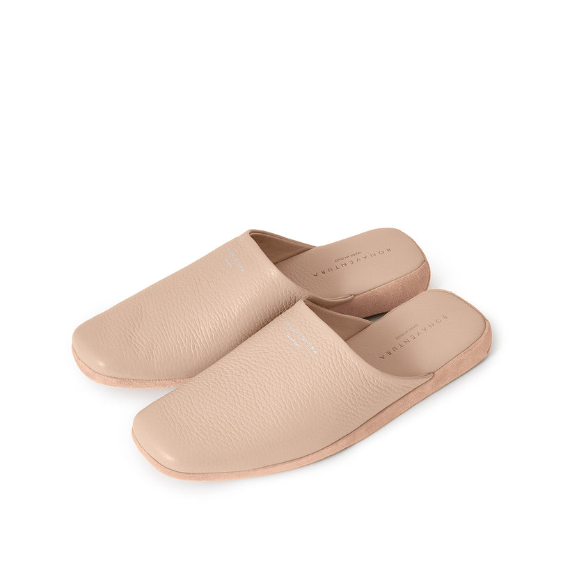 レザー ルームシューズ (フロントロゴあり)