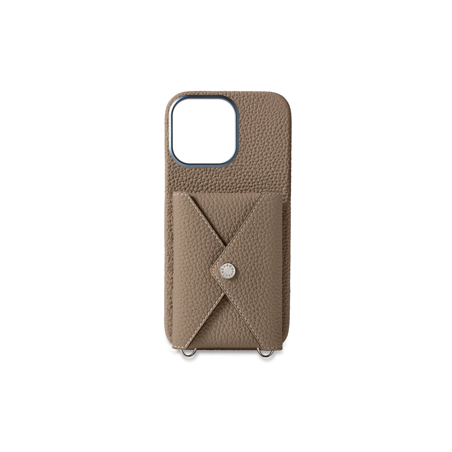 Back Cover with Snap Button Bottalato Leather (iPhone 16 Pro Max)