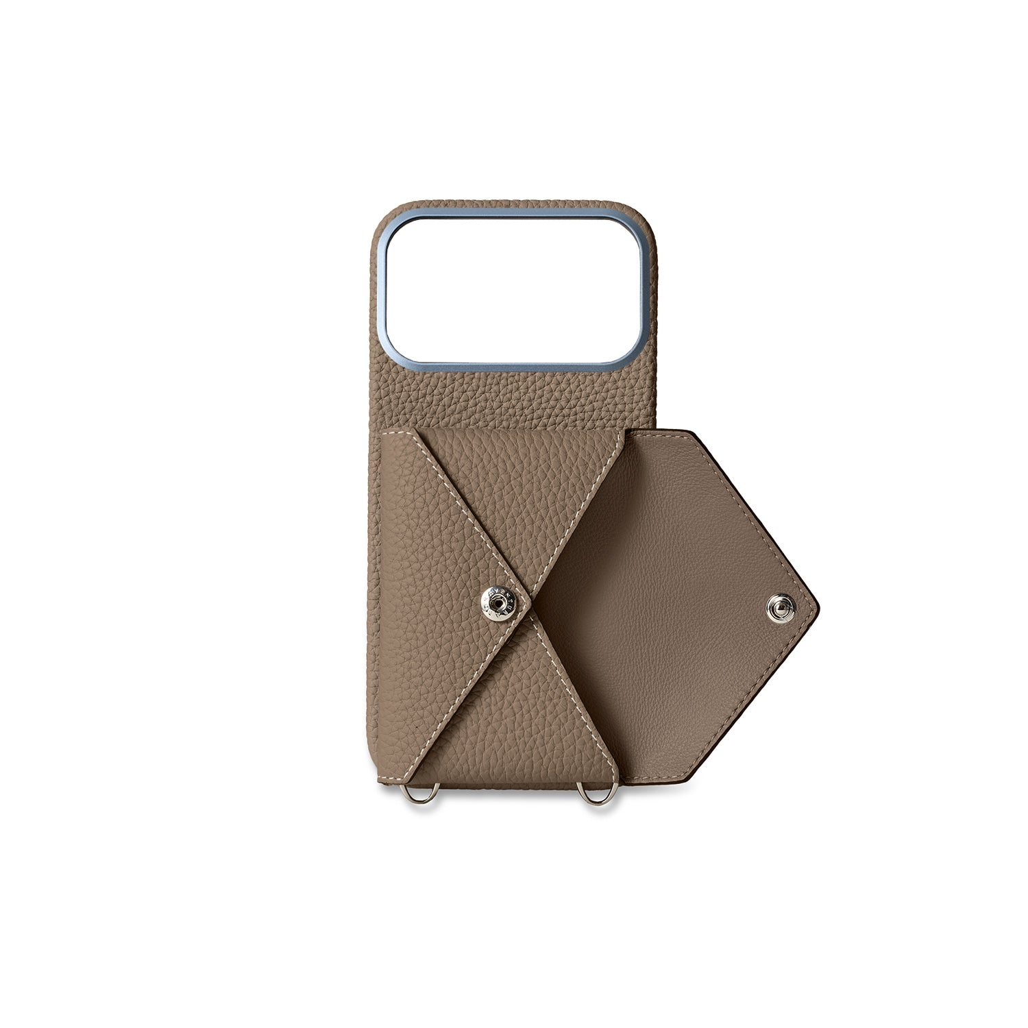 iPhone 17 Pro Max) スナップボタン付き バックカバーケース