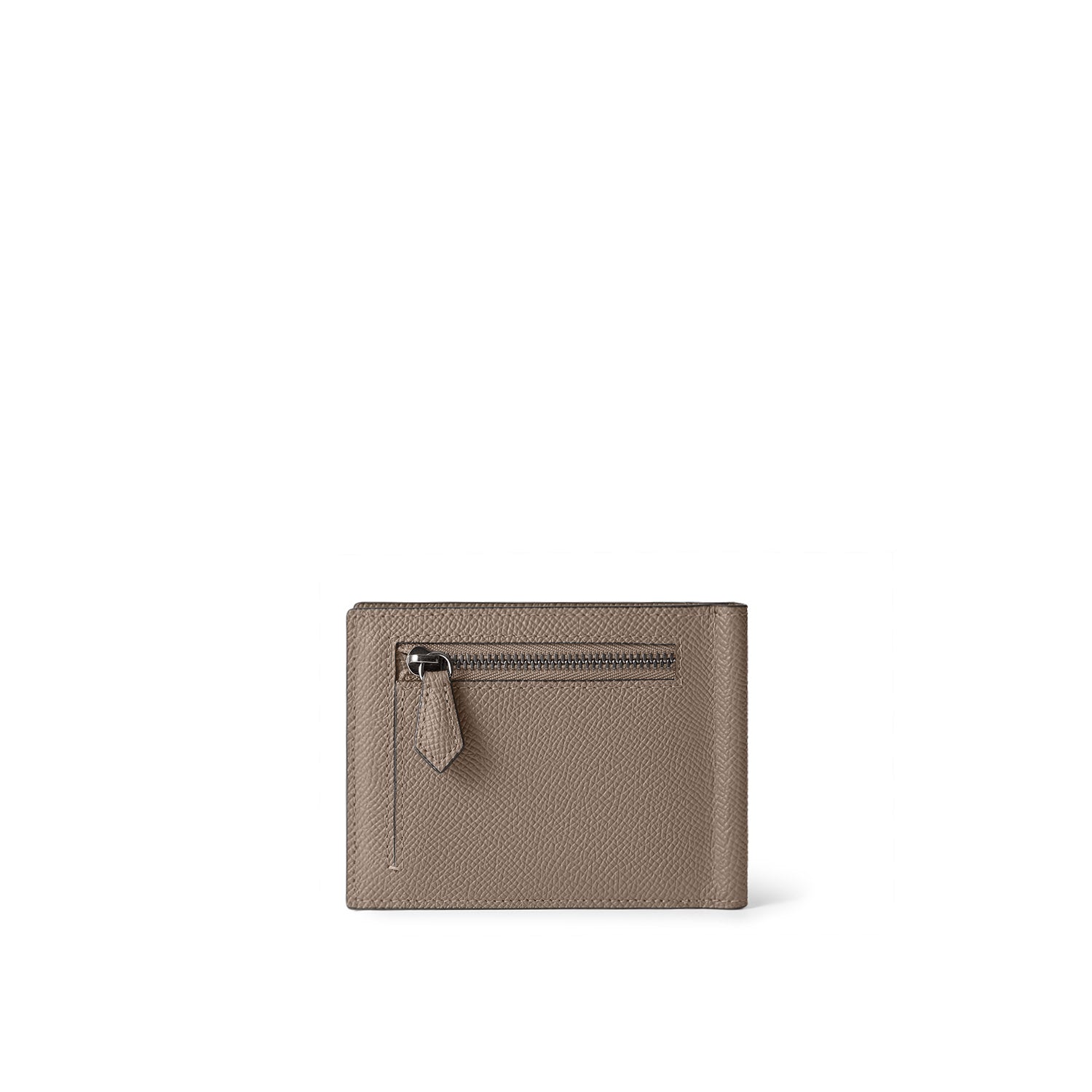 Bicolor Bifold Bill Clip With Coin Case Nobile Leather