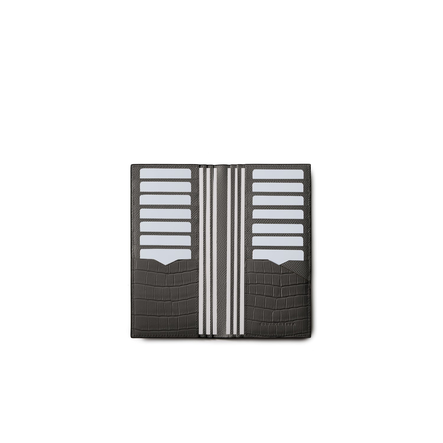 ロング カードウォレット ノービレ × エンボスクロコレザー