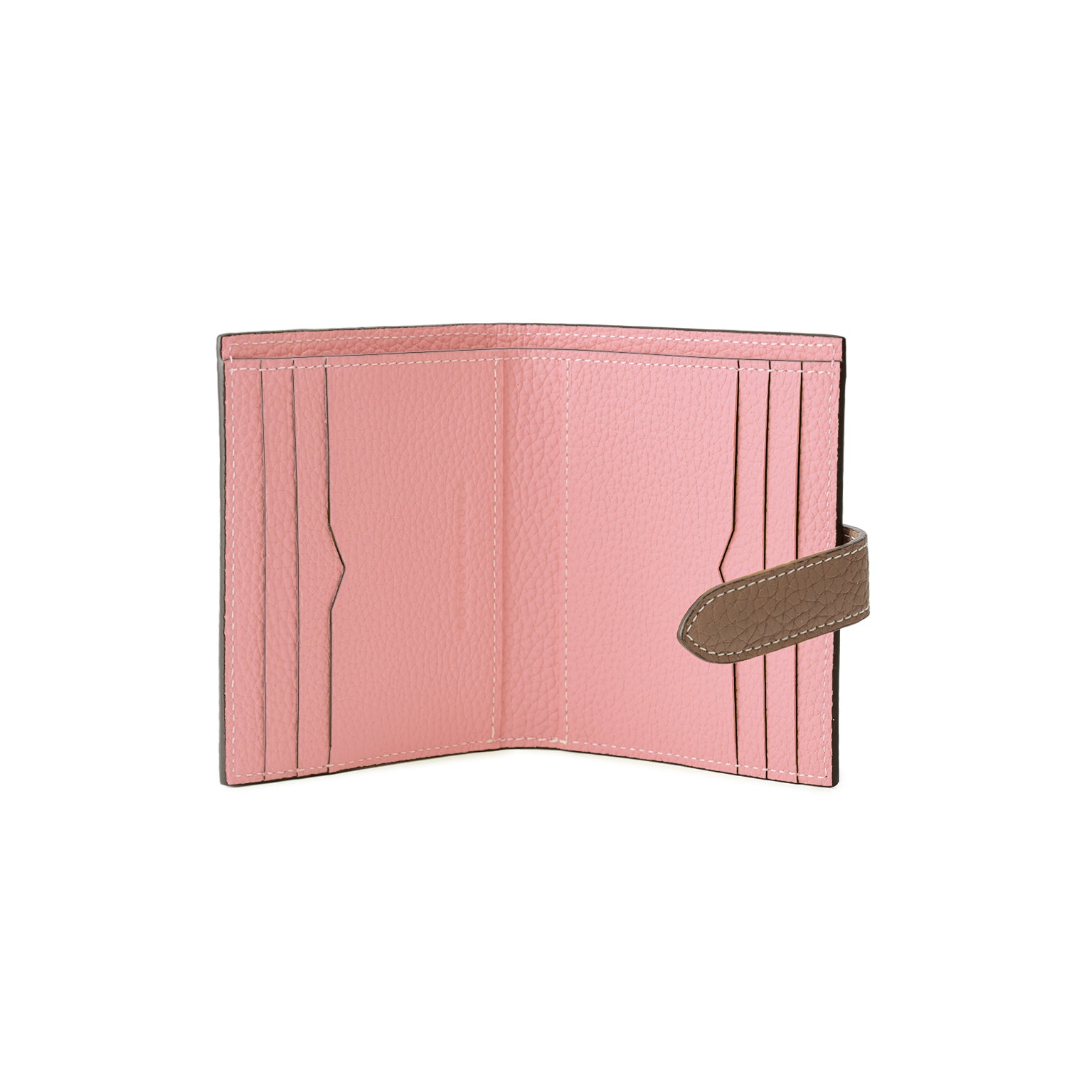 Belted Medium Wallet In Shrink Leather