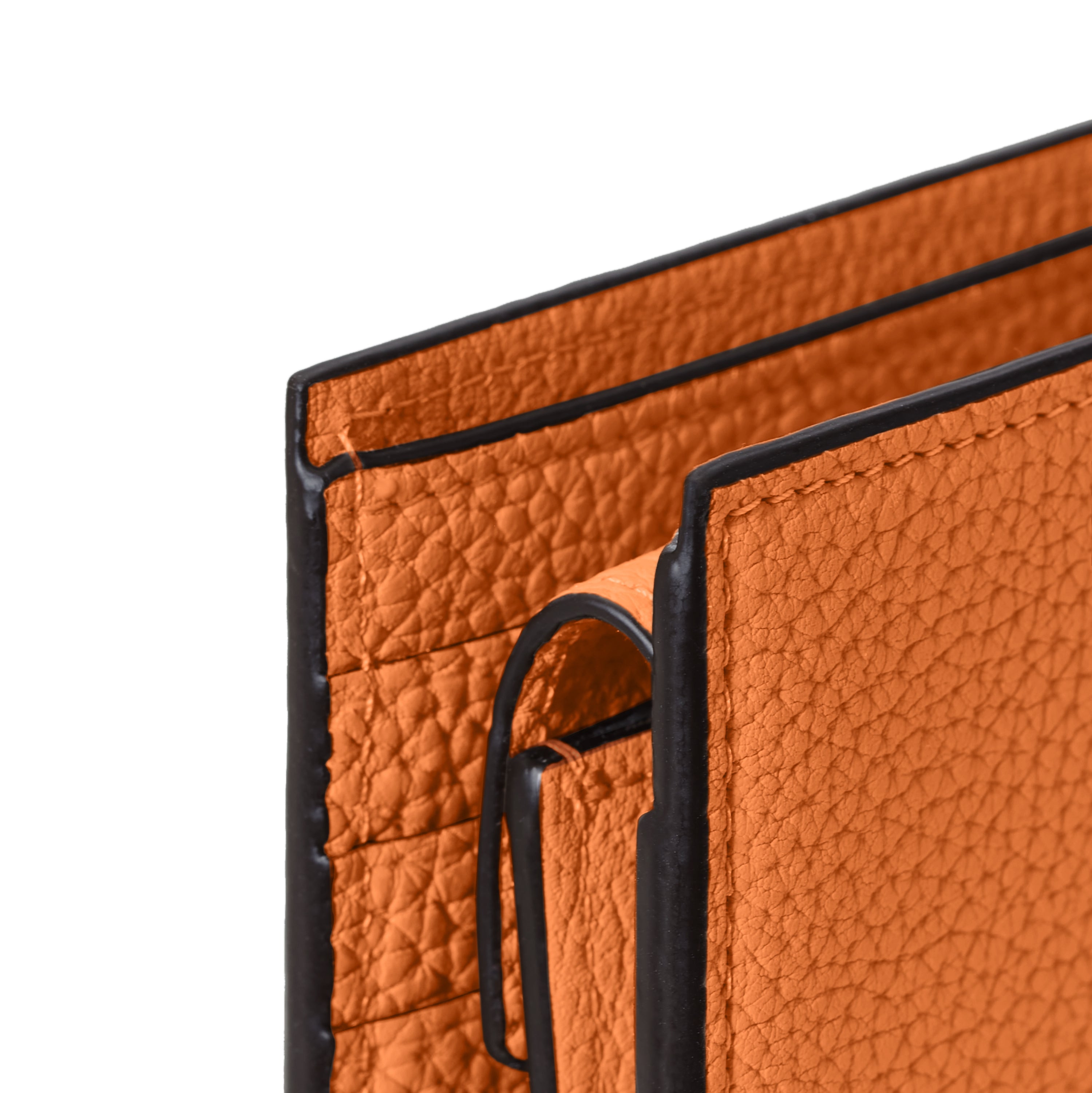 メンズ バイフォールド ウォレット シュリンクレザー