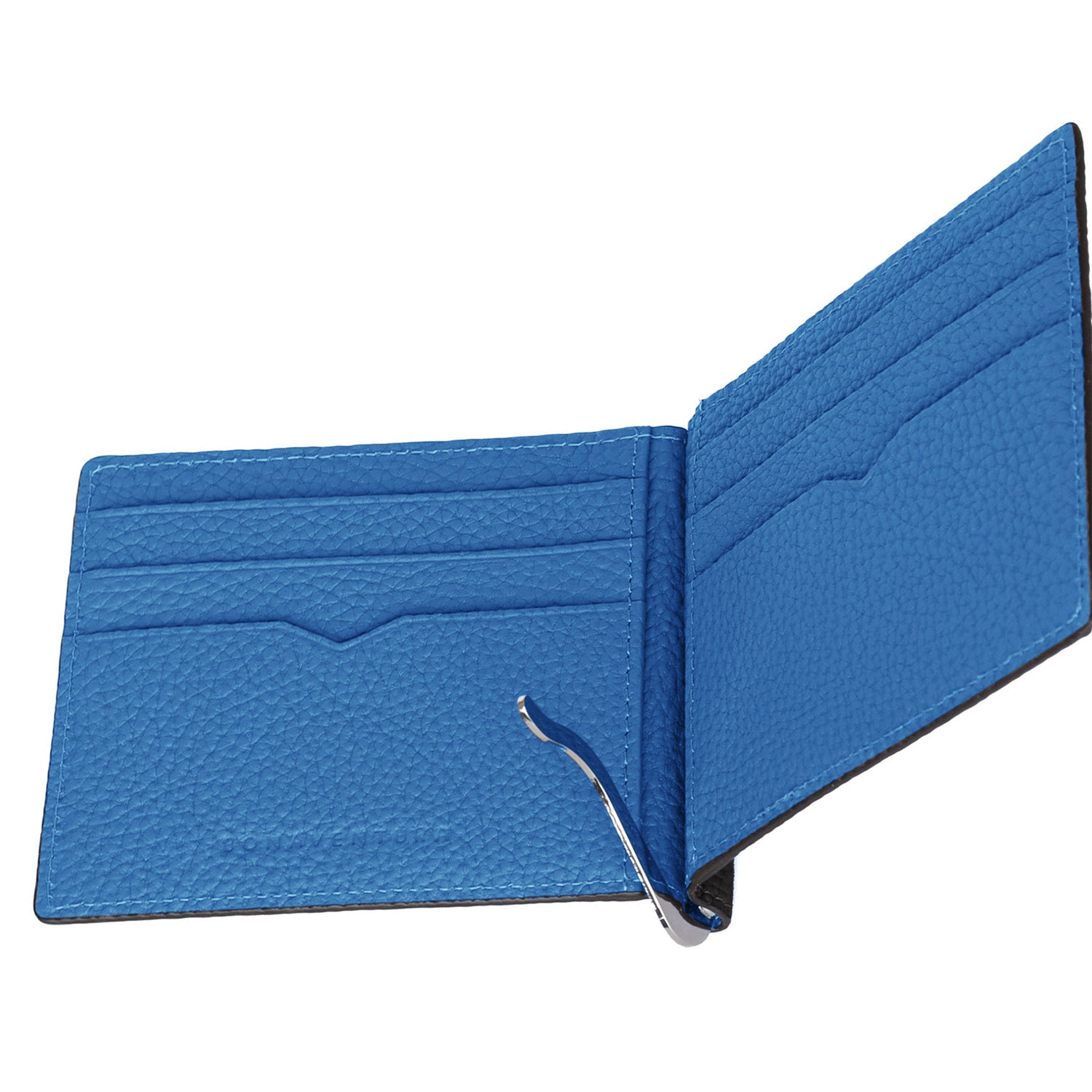 バイフォールド ビルクリップ コインケース付き シュリンクレザー