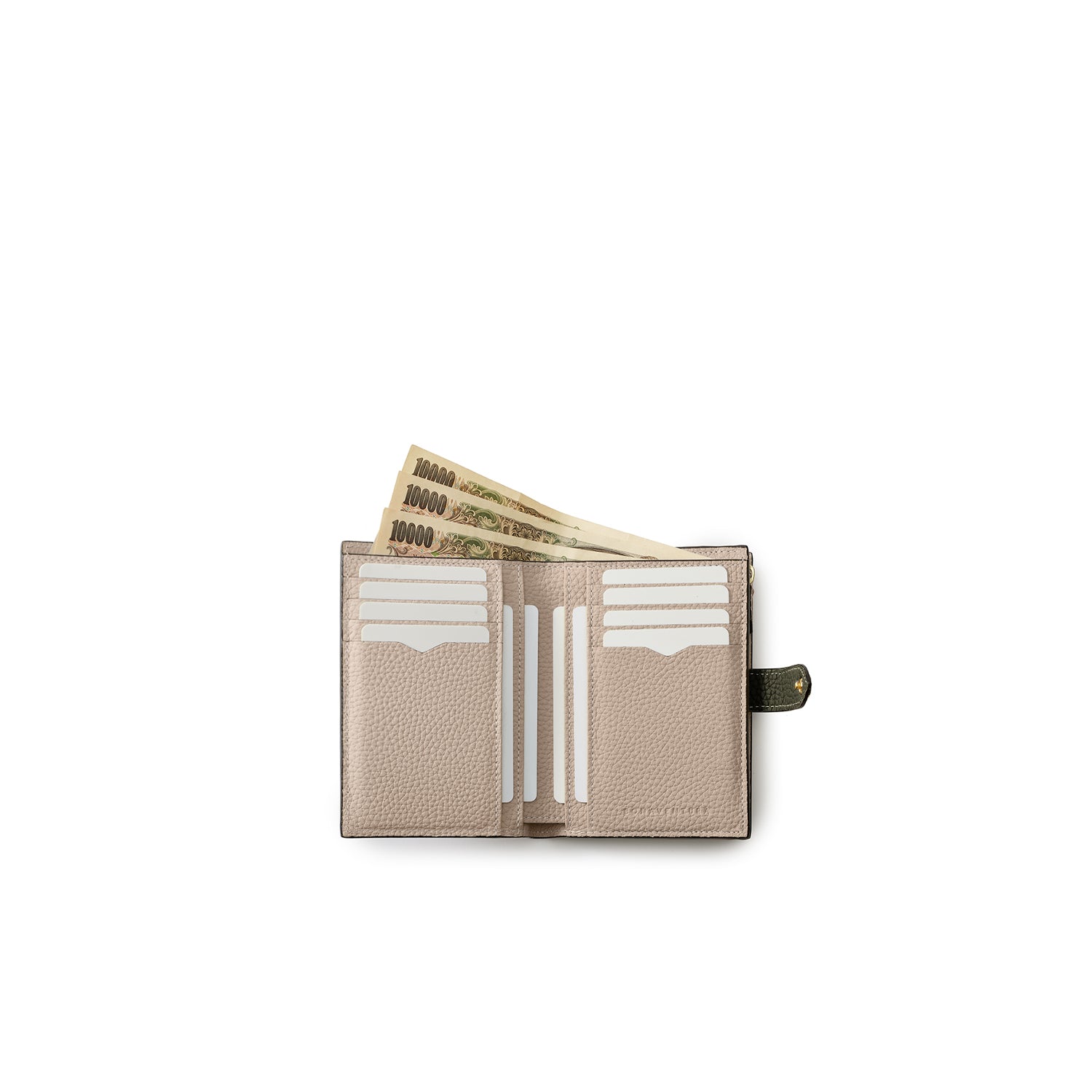 Belted Wallet Bottalato Leather (Medium)