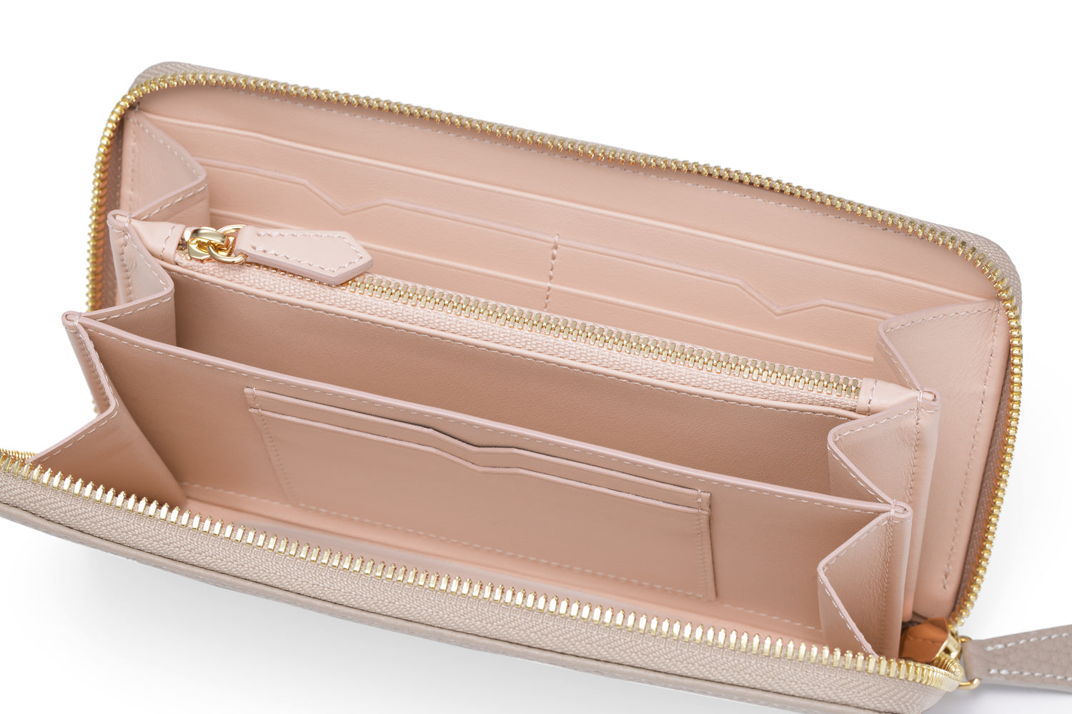 ロングジップ ウォレット シュリンクレザー