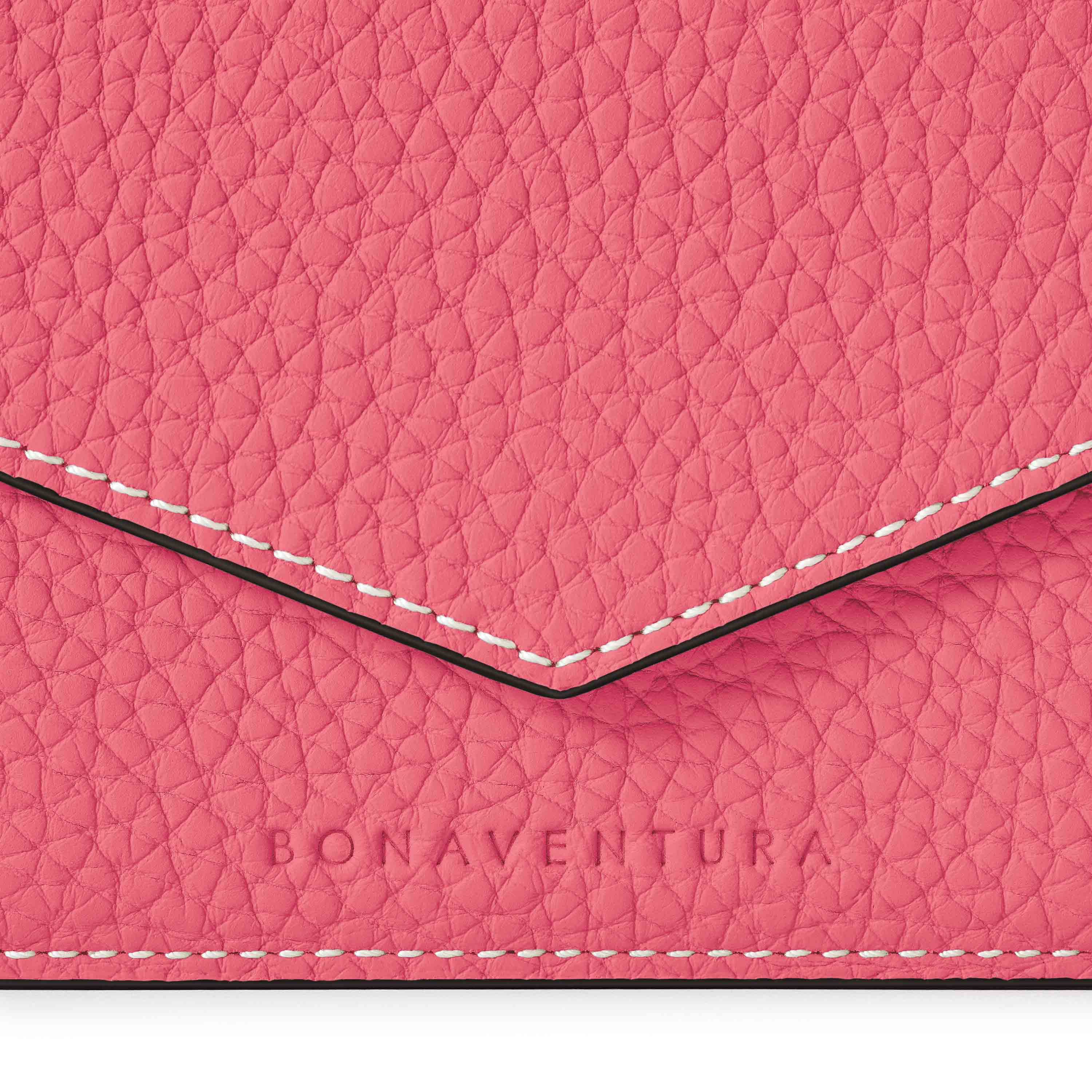 美品 ボナベンチュラ 折りたたみ財布 ウォレット ピンク BONAVENTURA（ボナベンチュラ） 財布 スモール ウォレット シュリンク