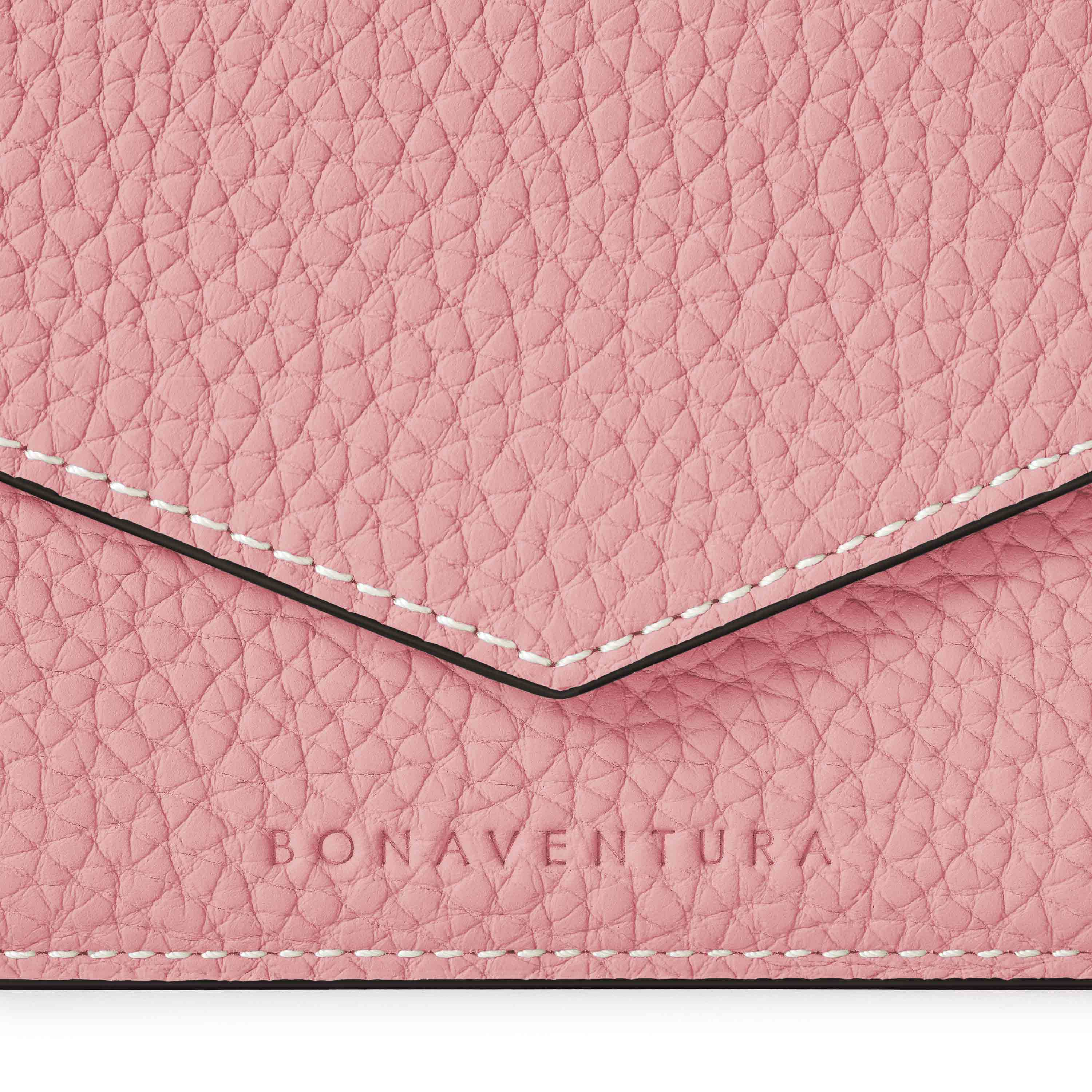 未使用 保管品 BONAVENTURA スモールウォレット ピンク 三つ折り財布 BONAVENTURA 三つ折り財布 ピンク レザー スモールウォレット 財布