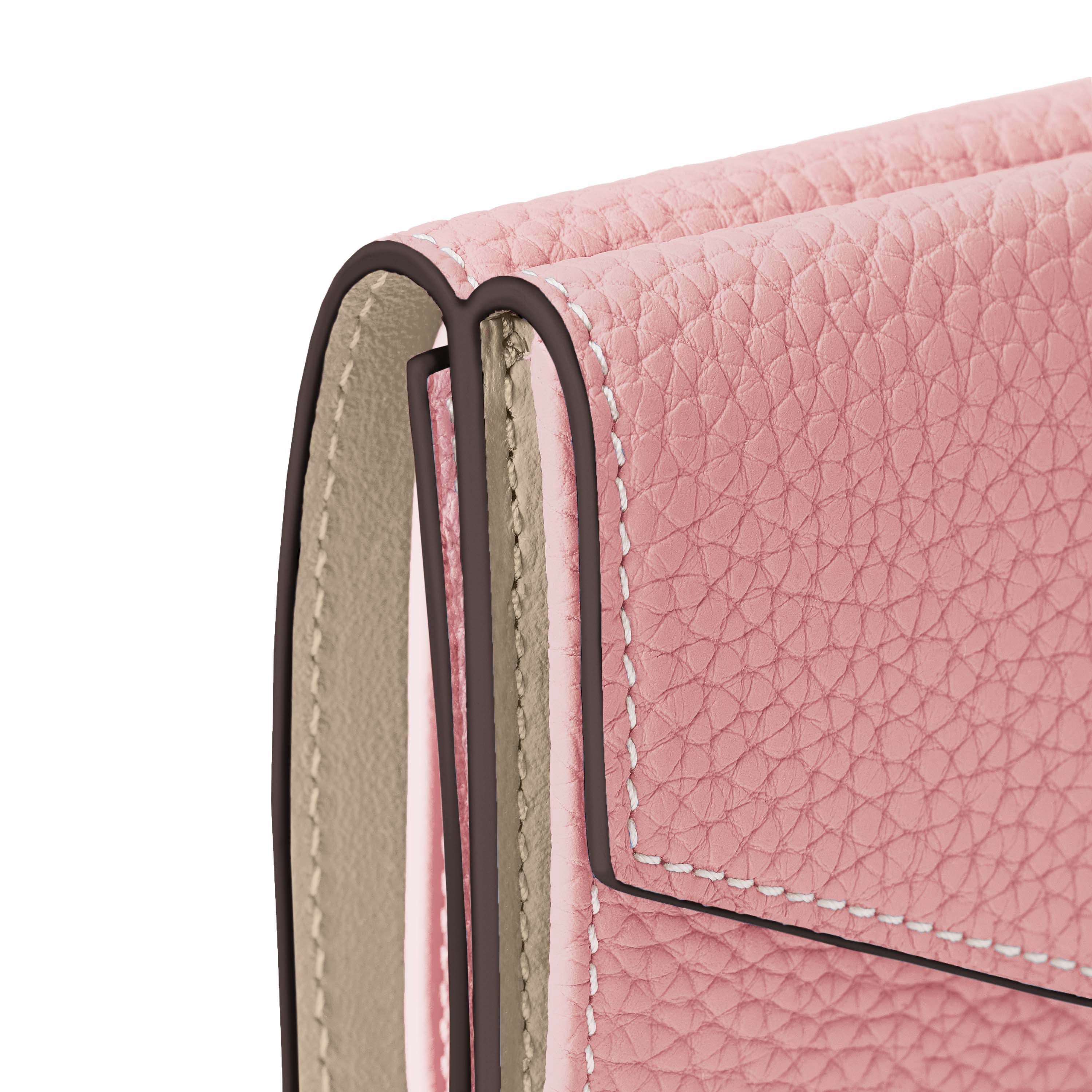 BONAVENTURA ボナベンチュラ　スモールウォレット　三つ折り財布　ピンク BONAVENTURA 三つ折り財布 ピンク レザー スモールウォレット 財布