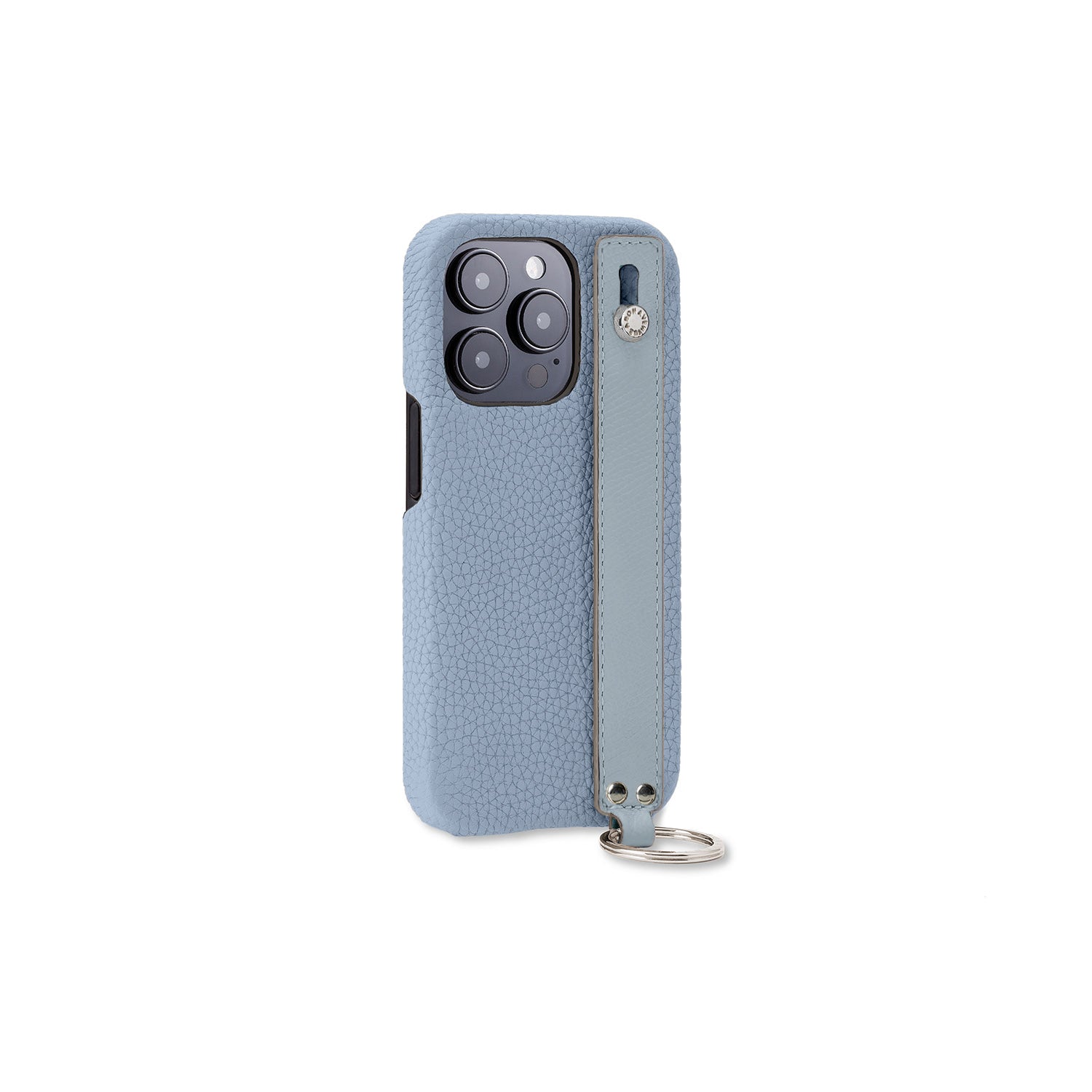 (iPhone 14 Pro Max) ハンドル付き バックカバーケース シュリンクレザー