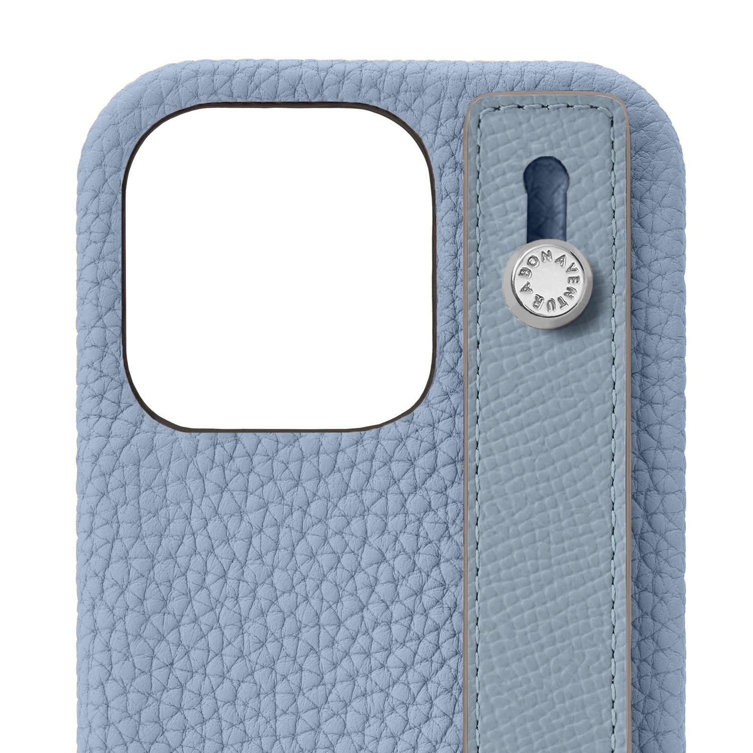 (iPhone 14 Pro Max) Back cover case with handle, shrink leather