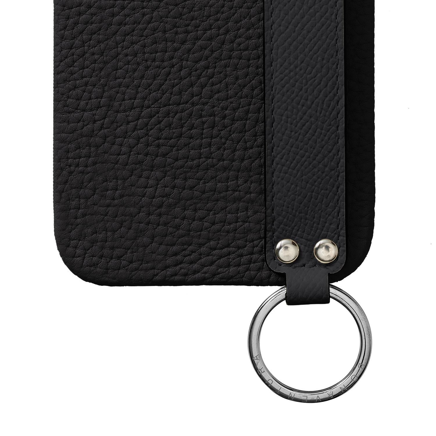 iPhone 15 Pro) ハンドル付き バックカバーケース シュリンクレザー