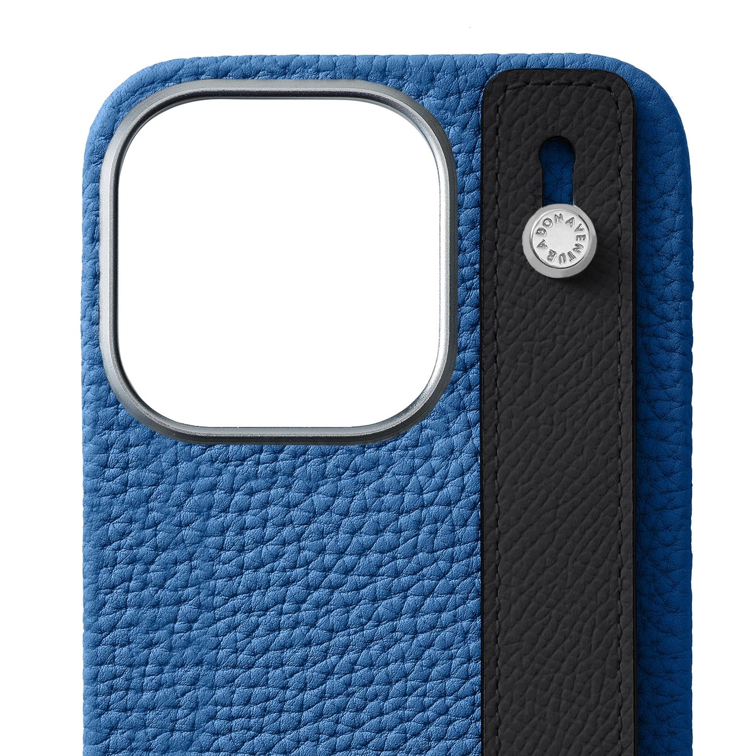 iPhone 15 Pro) ハンドル付き バックカバーケース シュリンクレザー
