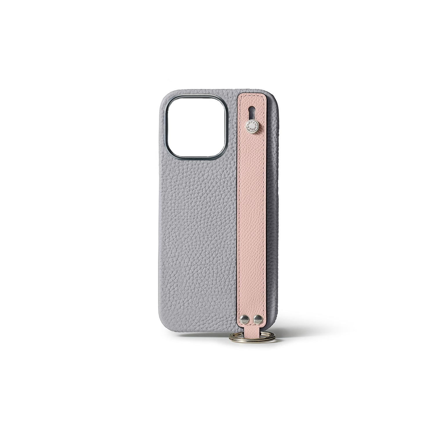 (iPhone 16 Pro) ハンドル付き バックカバーケース シュリンクレザー
